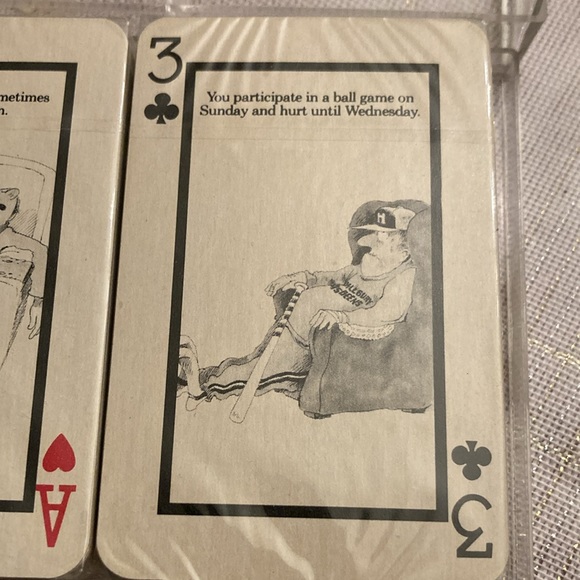 NIB Gag Gift Playing CARDS for “Anyone Over 40” - Picture 4 of 4